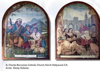 religious art mural